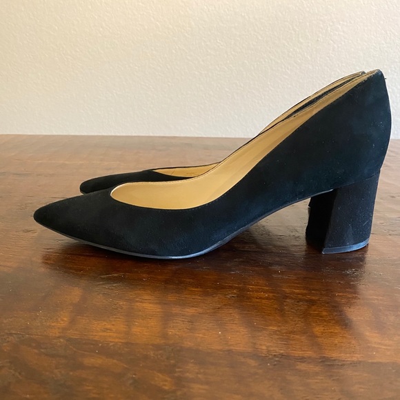 Marc Fisher Shoes - Marc Fisher Black suede pointy toe pump sz10